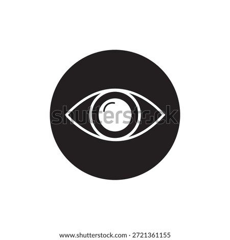 bright eye vision icon sign vector
