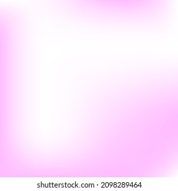 Bright Fashion Digital Pink Smooth Surface. Pastel Soft Watercolor Barbie Vector Blurry Wallpaper. Smooth Empty Minimal Vibrant Gradient Mesh. Light White Color Liquid Trendy Gradient Background.