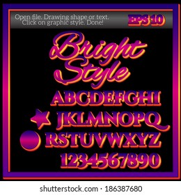 Bright Feast Graphic Style for Design