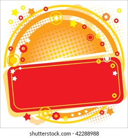 bright festive background. Vector image.