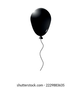 Bright festive balloons. Illustration of balloons. Collection of colorful balloons. Glossy balloons set isolated on white background