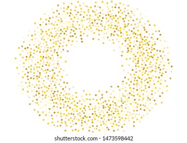 Bright festive, festival pattern with colden round confetti for party invites, wedding, cards, phone Wallpapers. Vector illustration