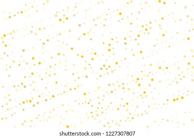 Bright festive, festival pattern for party invites, wedding, cards, phone Wallpapers. Vector illustration
Background with Golden glitter, confetti. Gold polka dots, circles, round. 