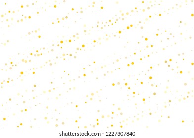 Bright festive, festival pattern for party invites, wedding, cards, phone Wallpapers. Vector illustration
Background with Golden glitter, confetti. Gold polka dots, circles, round. 