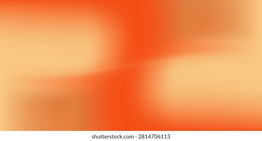 Bright fire red orange carrot coral yellow gold beige white abstract background. Color gradient ombre. Wavy blurry lines. Rough grain noise. Light glow vivid. Design.	