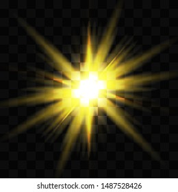 
bright flash in space. beautiful bright light. light for new year and christmas. light for banners. explosion flash