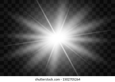 bright flash in space. beautiful bright light. light for new year and christmas. light for banners. explosion flash