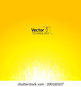 Bright flash, vertical wave
