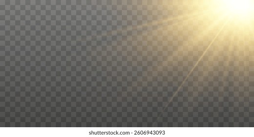 
A bright flash of yellow light.