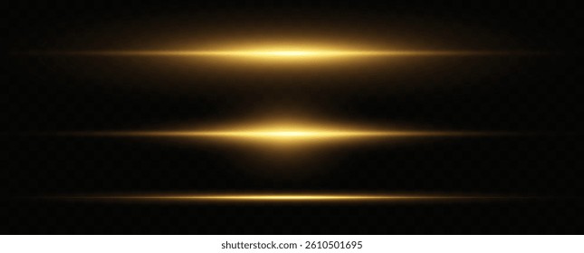 
Bright flash of yellow light. Horizontal lines of light.
