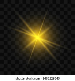 Bright flashes. Beautiful light on the translucent. Light for banners.