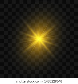 Bright flashes. Beautiful light on the translucent. Light for banners.