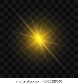 Bright flashes. Beautiful light on the translucent. Light for banners.