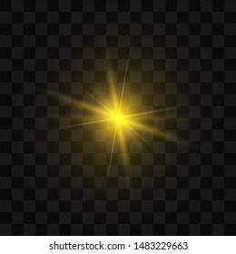 Bright flashes. Beautiful light on the translucent. Light for banners.