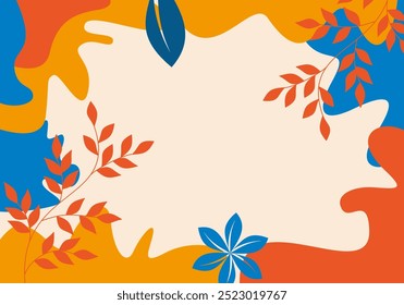 Bright floral artistic templates. For wedding and birthday invitations, and bridal shower, Mothers Day cards, flyer, poster, banner, brochure, menu, post in social networks, events and page cover