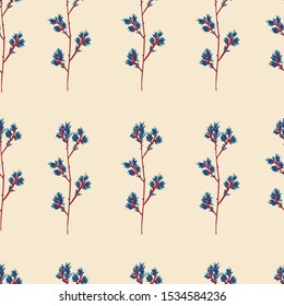 Bright floral background made of flowers. Vector pattern can be used for wallpapers, pattern fills, web page backgrounds,surface textures. Gorgeous seamless floral background
