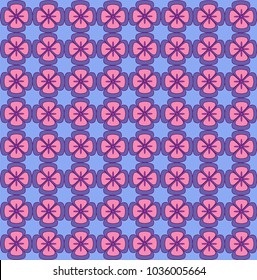 Bright Floral pattern. Print for fabric. Seamless vector texture. Elegant template for fashion prints. Printing with very small colorful flowers. Ultraviolet.