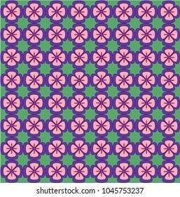 Bright Floral pattern. Print for fabric. Seamless vector texture. Elegant template for fashion prints. Printing with very small colorful flowers. Ultraviolet.