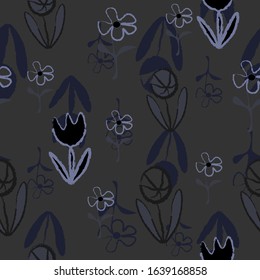 Bright floral pattern. Vector illustration for your business.
