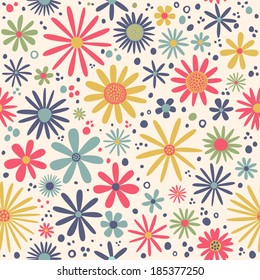 Bright floral pattern for your design.