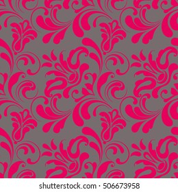Bright floral seamless pattern.