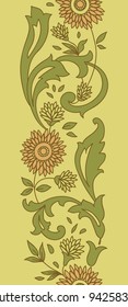 Bright floral seamless pattern