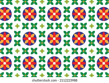 bright floral seamless pattern wallpaper