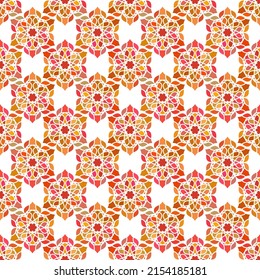 bright floral seamless texture with white background. abstract monochrome pattern. colorful decorative cover. template, print.