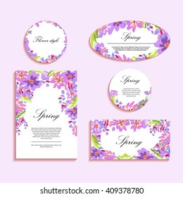 Bright flower on a light background. Flower illustration for greeting cards, invitations and Birthday greetings. The flower composition is suitable for printing on paper, cloth and other items.