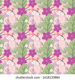 Bright flower seamless pattern design. Can use for print, template, fabric, presentation, textile, banner, poster, wallpaper