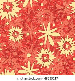 bright flowers pattern for children