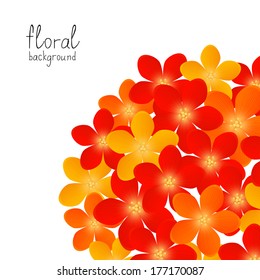 Bright flowers for Your design