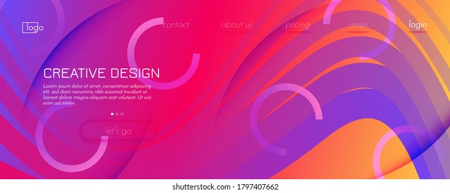 Forma De Fluido Brillante. Diseño Resumen de Flujo. Curva Líneas Futuristas. Forma de fluido digital. Afiche gráfico. Concepto de flujo. 3 quinquies Antecedentes. Papel de escritorio dinámico. Ilustración colorida. Forma fluida.
