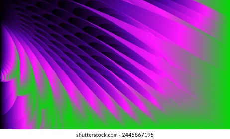 Bright fluid violet, neon light green background. Abstract liquid purple pink wave. Glitch Art trippy digital screen. Backdrop. banner. Template. Luxury texture. Creative flyer. Pop Card. Wallpaper.