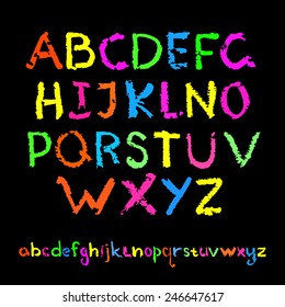 bright font