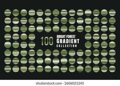 Bright Forest 100 Gradient Swatches