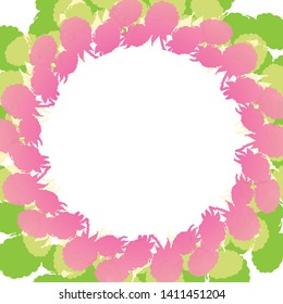 Bright frame of silhouettes of raspberries. Silhouettes of raspberry. Layered vector file. For cards, invitations, brochures, business cards, restaurant menu