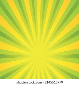 Bright frame with sunbeams and place for text. Vector eps 10