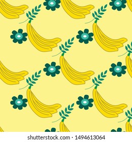 Bright and fresh fruits Seamless Pattern Illustration. Can use for print, template, fabric, presentation, textile, banner, poster, wallpaper, poster