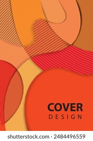 bright fresh gradient color abstract pattern background cover design.