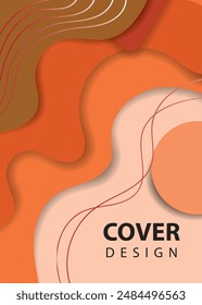 bright fresh gradient color abstract pattern background cover design.