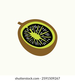 Bright and Fresh Kiwi Fruit Icon