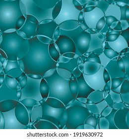 El fondo abstracto de color brillante y completo es transparente. Esferas con un gradiente. Ilustración del vector
