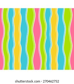 Bright fun abstract seamless pattern