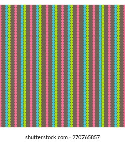 Bright fun abstract seamless pattern with lines