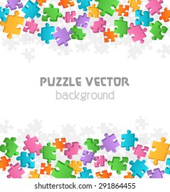 Bright Fun Jigsaw Puzzle Background