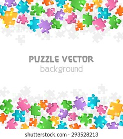 Bright Fun Jigsaw Puzzle Background