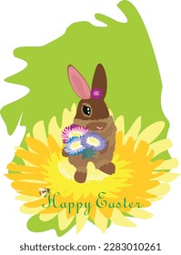 Bright and funny Easter greetings. For fans of bunnies and rabbits.