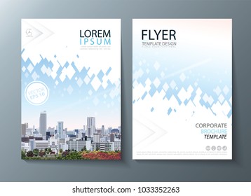 Bright future image annual report brochure, flyer design, Leaflet cover presentation abstract flat background, book cover templates.