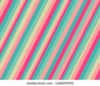 bright geometric abstract background modern hipster futuristic graphic. vertical pattern with blue pink green lines.Vector illustration. Cover layout template. Material design concept